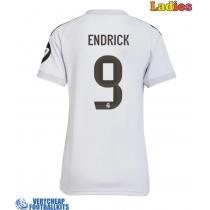 Real Madrid Endrick #9 Replica Home Shirt Ladies 2025-26 Short Sleeve